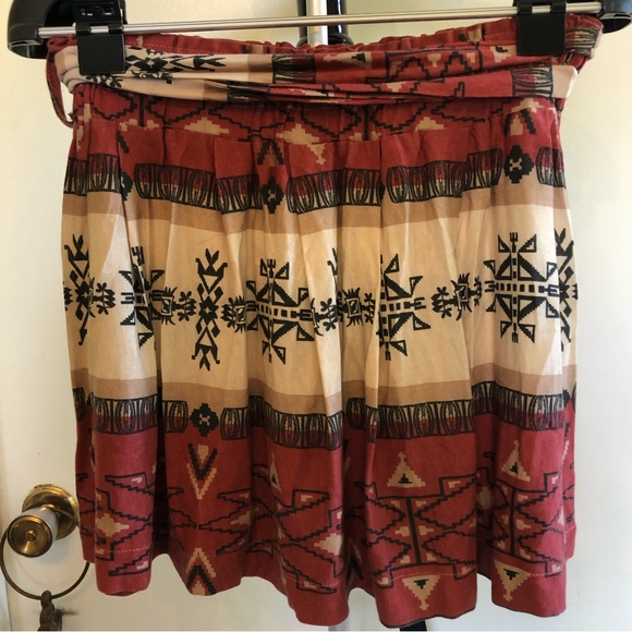 ZARA PRINTED MINI SKIRT - Picture 5 of 6